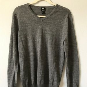 H&M l V-neck Merino wool long sleeve sweater